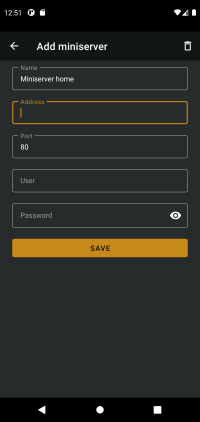 Fill the form and save.